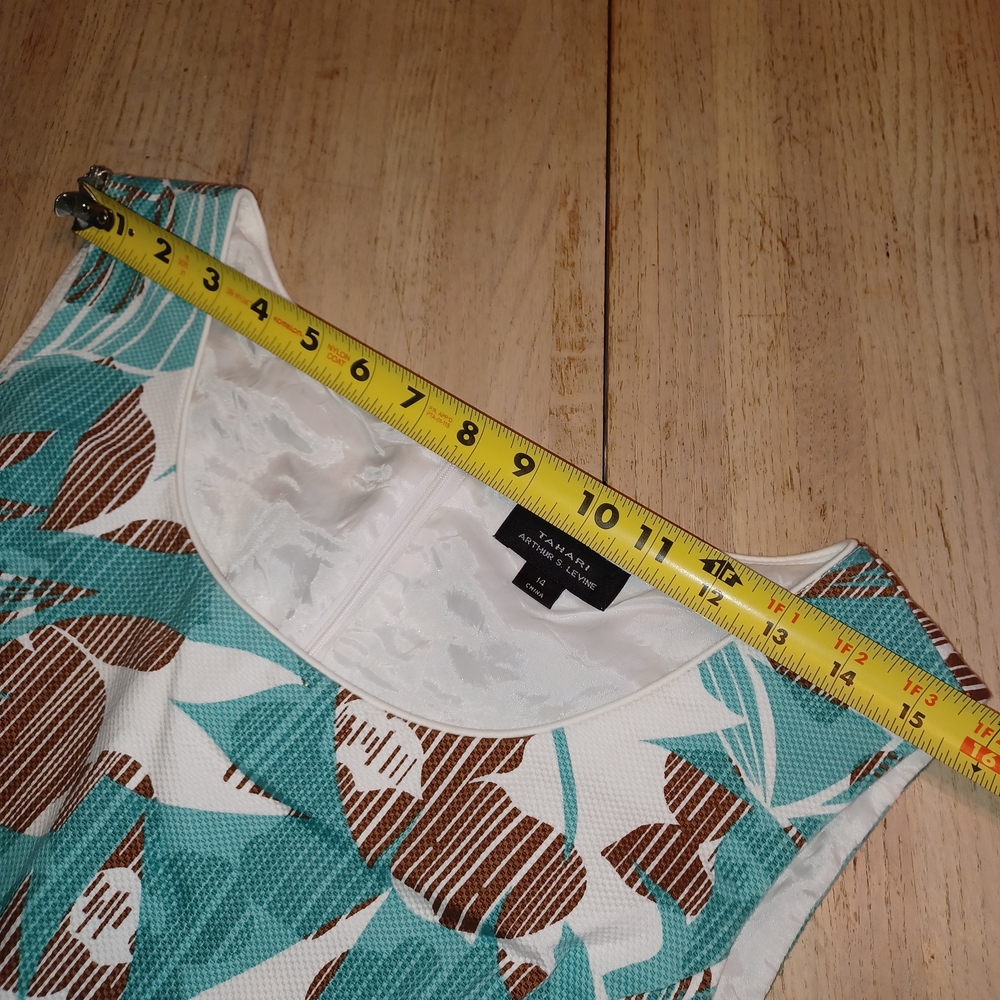 TAHARI ASL SHEATH DRESS SIZE 24 - Picture 10 of 14